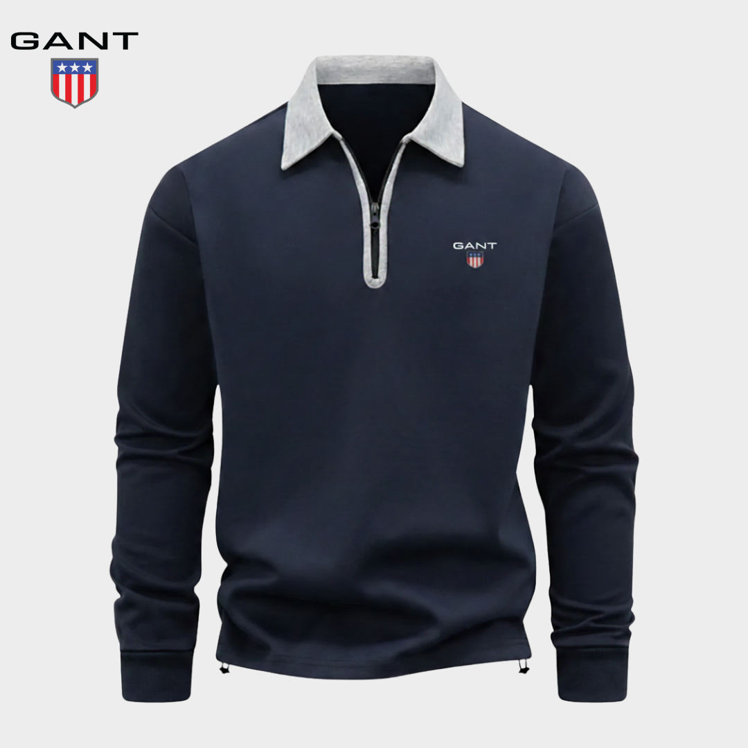 GANT™ Maglione In Maglia Premium Con Collo Zip