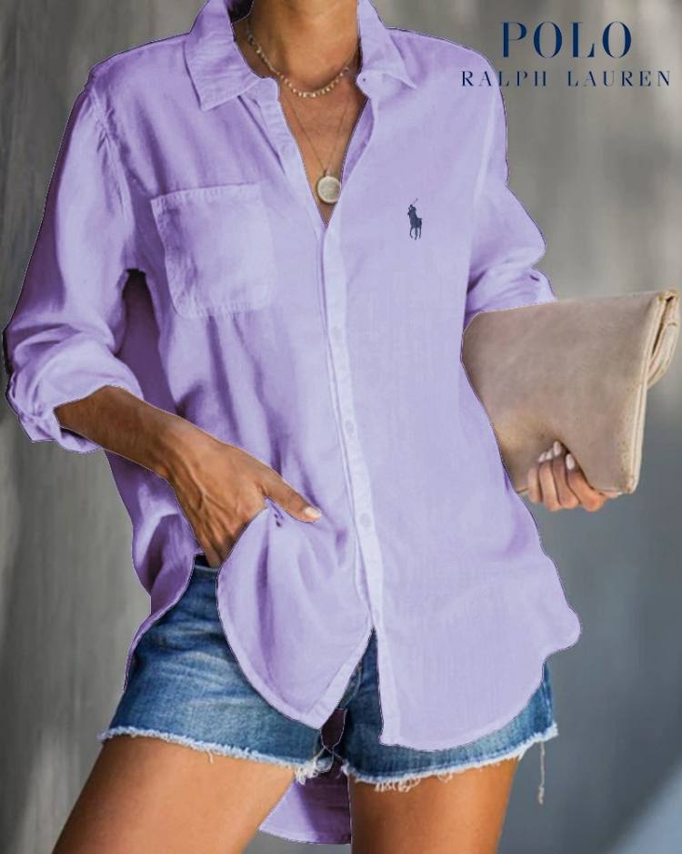 ᏒᎪᏞᏢᎻ ᏞᎪՍᏒЕΝ - Camicia Eleganza Casual