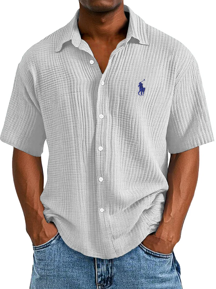ᏒᎪᏞᏢᎻ ᏞᎪՍᏒЕΝ - Camicia da uomo Cool Comfort