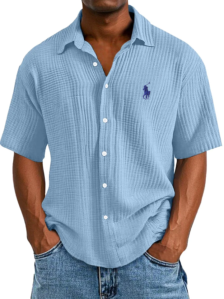 ᏒᎪᏞᏢᎻ ᏞᎪՍᏒЕΝ - Camicia da uomo Cool Comfort
