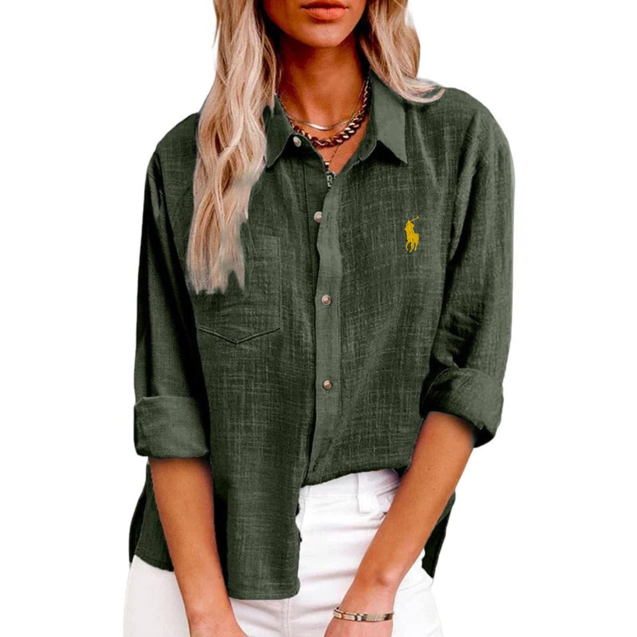 ᏒᎪᏞᏢᎻ ᏞᎪՍᏒЕΝ - Camicia di lino