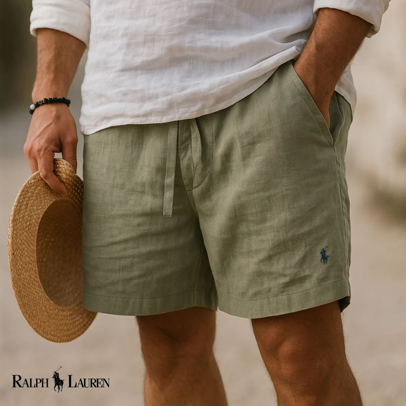 RALPH LAUREN - Pantaloncini di lino