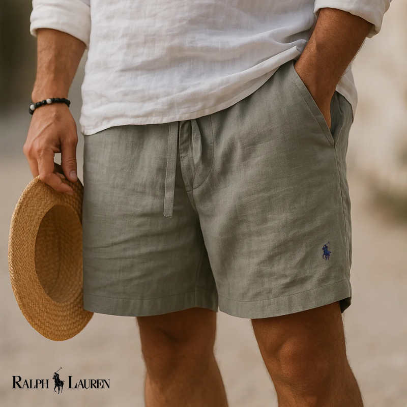 RALPH LAUREN - Pantaloncini di lino