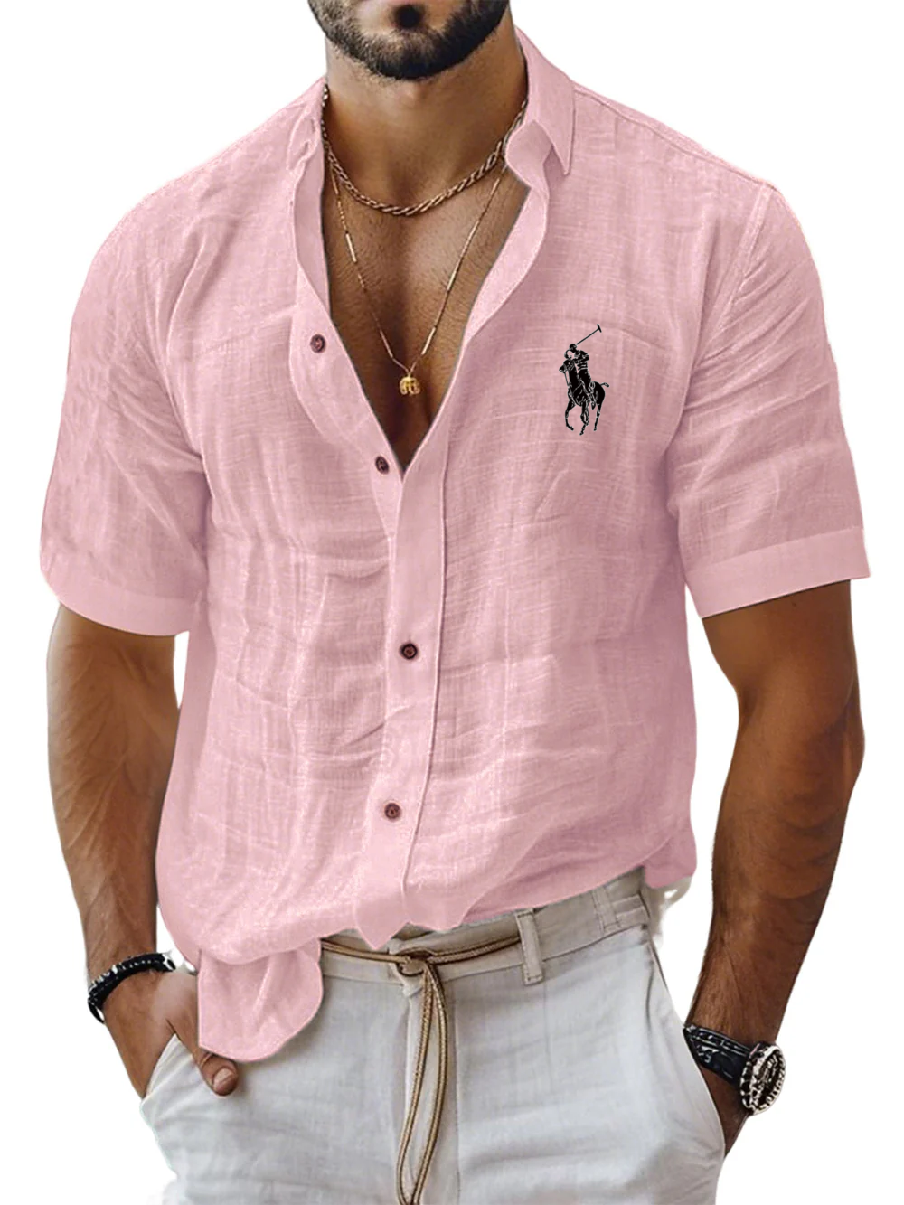 ᏒᎪᏞᏢᎻ ᏞᎪՍᏒЕΝ - Camicia di lino Cool Comfort