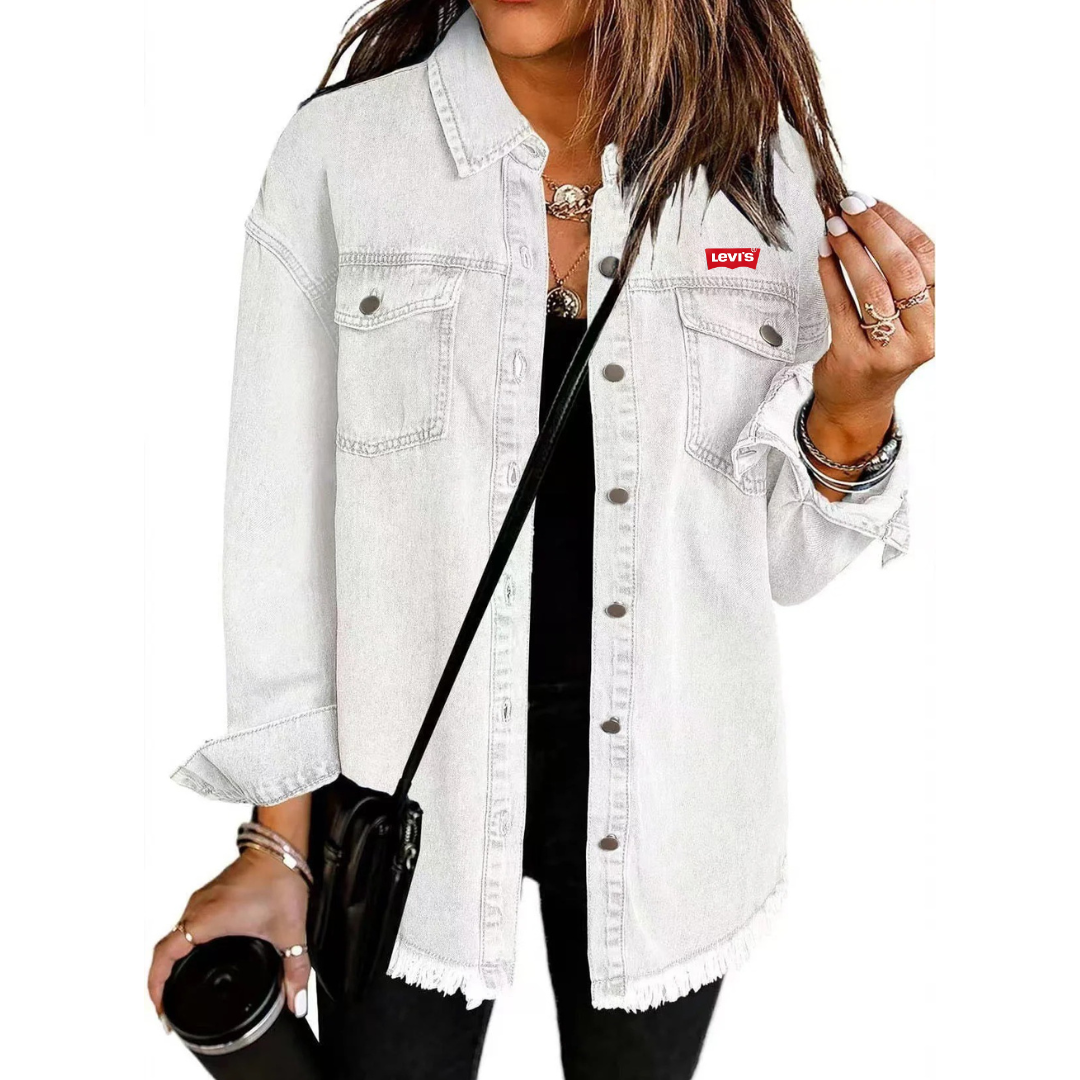 LᎬᏙІᏚ - Giacca in denim leggera dallo stile intramontabile