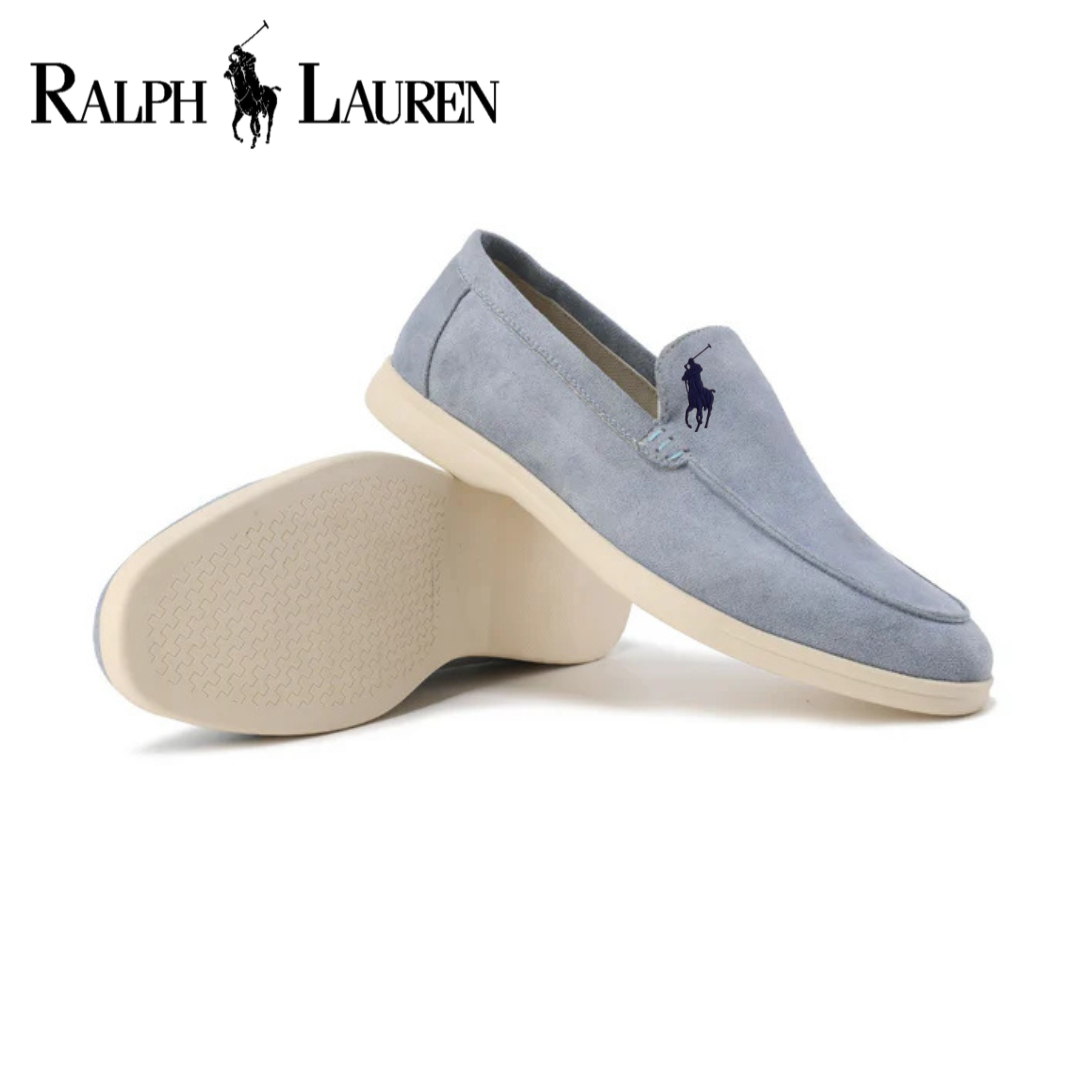 RALPH LAUREN - Elegante mocassini in pelle scamosciata