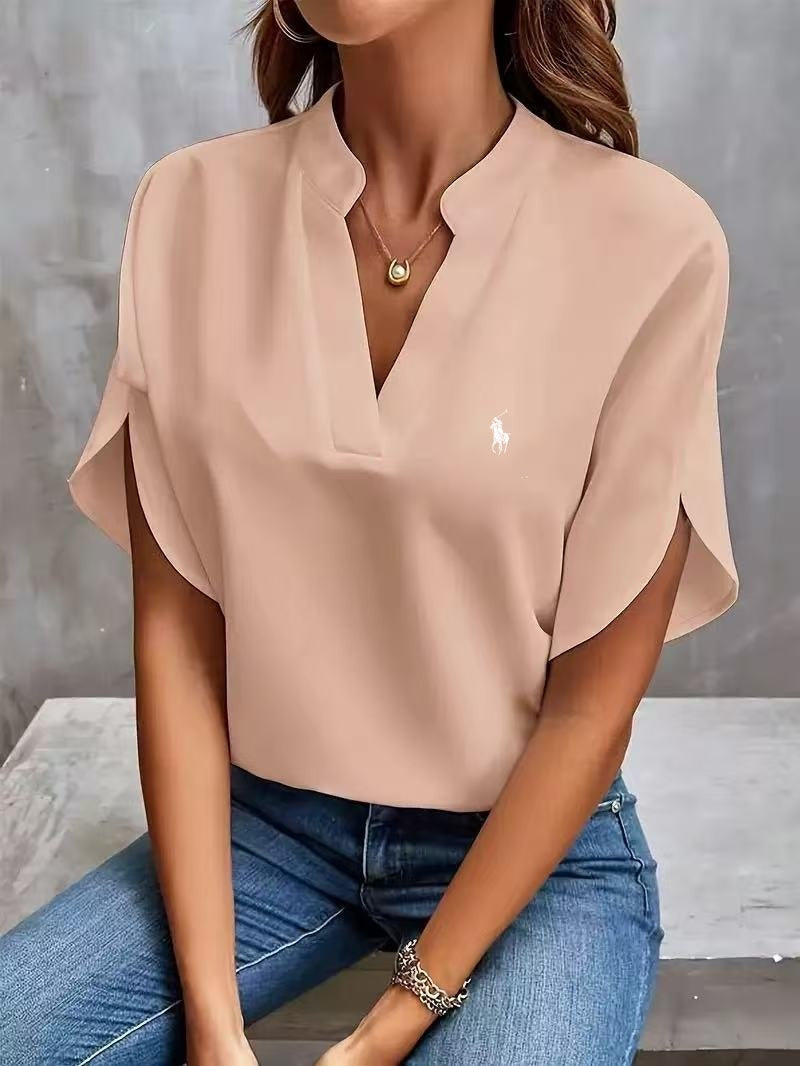 RALPH LAUREN - Camicia con collo a V