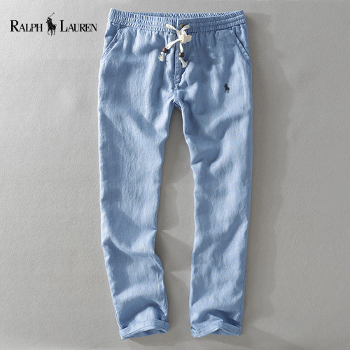 ᏒᎪᏞᏢᎻ ᏞᎪՍᏒЕΝ - Pantaloni casual in lino