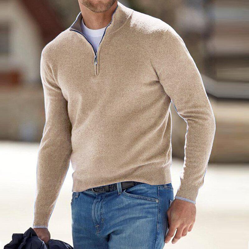 Levi - Maglia con zip moderna