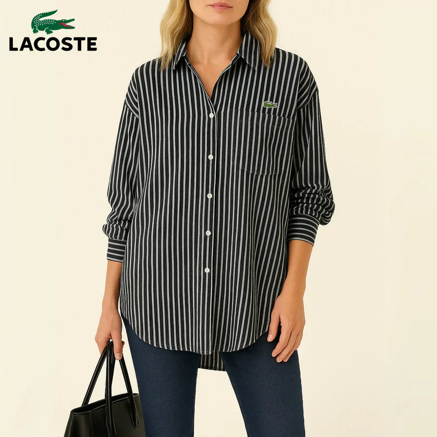 ᏞΑᏟОՏᎢΕ - Camicia a righe elegante e disinvolta