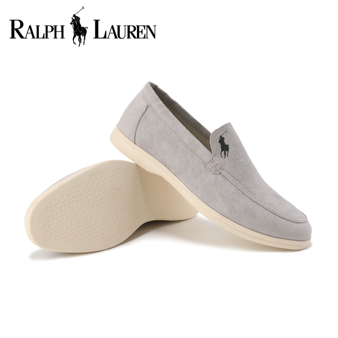 RALPH LAUREN - Elegante mocassini in pelle scamosciata