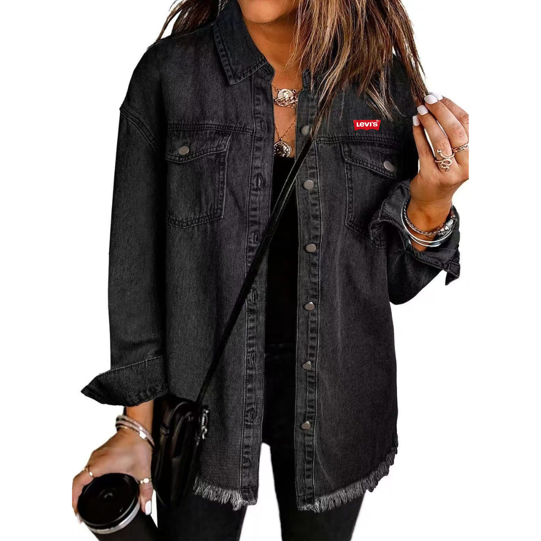 LᎬᏙІᏚ - Giacca in denim leggera dallo stile intramontabile