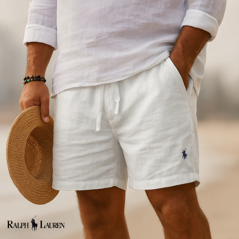 RALPH LAUREN - Pantaloncini di lino