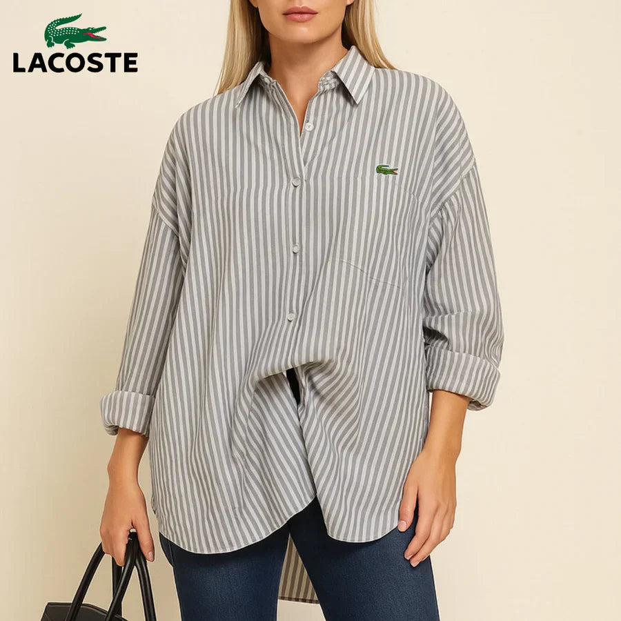 ᏞΑᏟОՏᎢΕ - Camicia a righe elegante e disinvolta