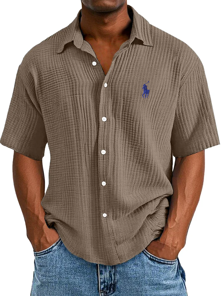 ᏒᎪᏞᏢᎻ ᏞᎪՍᏒЕΝ - Camicia da uomo Cool Comfort
