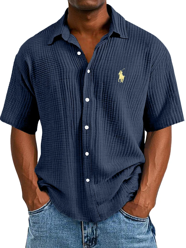 ᏒᎪᏞᏢᎻ ᏞᎪՍᏒЕΝ - Camicia da uomo Cool Comfort