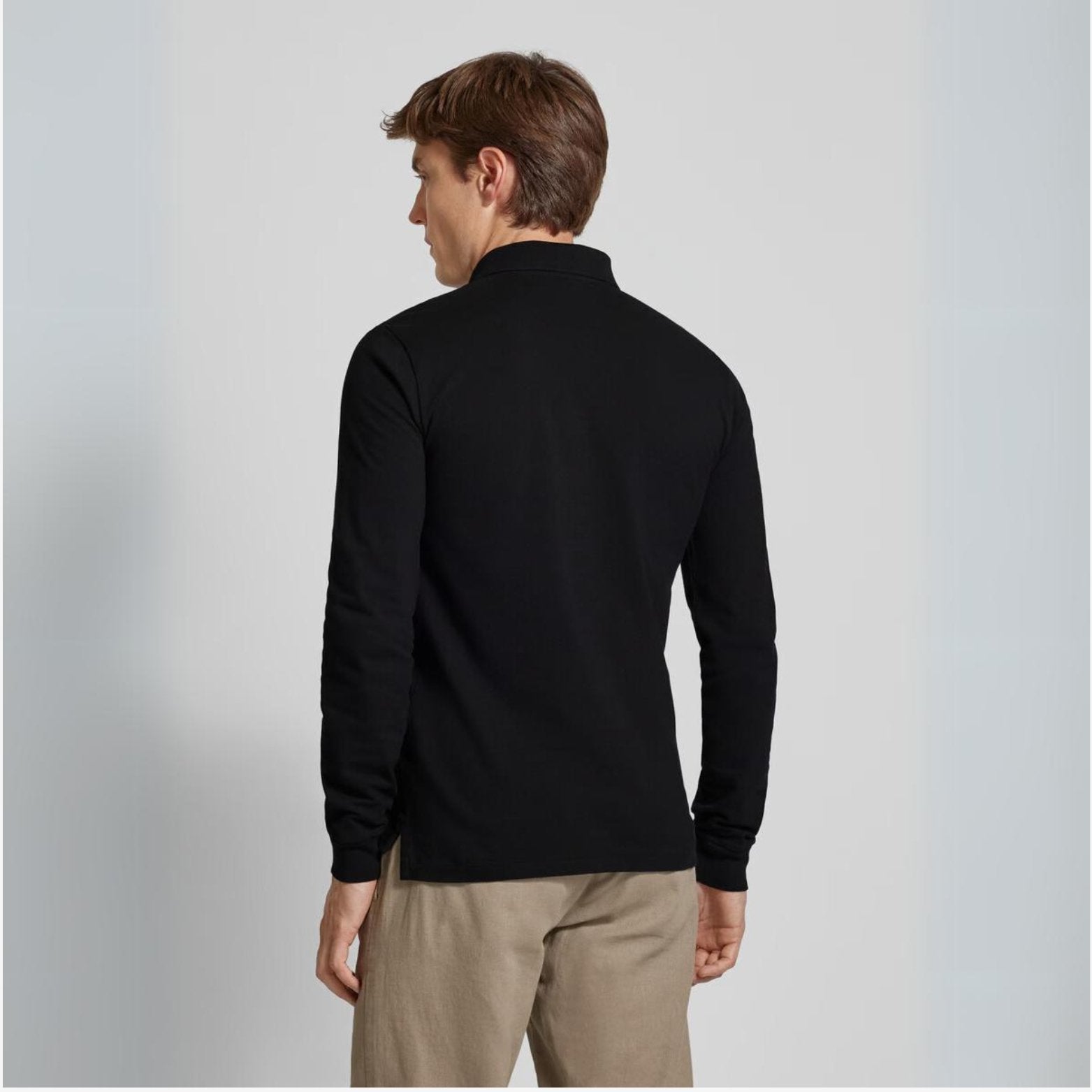 Jannik - Polo casual a maniche lunghe
